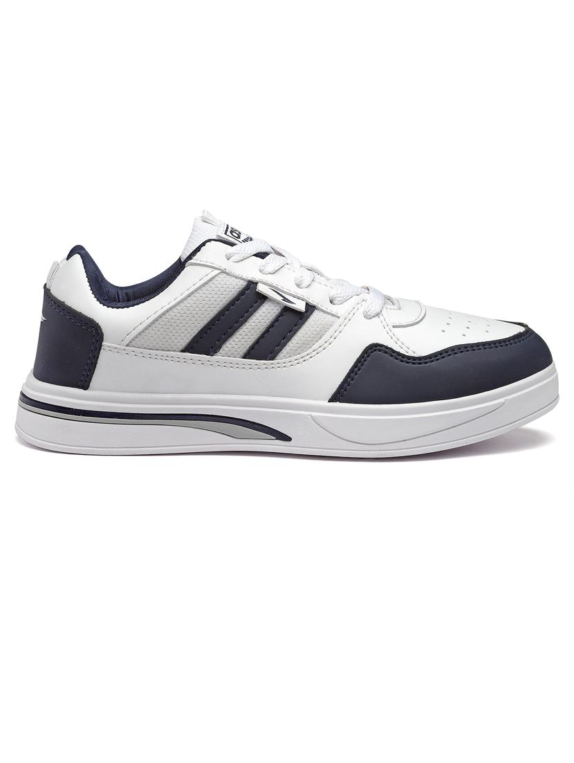 white lace up sneakers - 21466219 - Standard Image - 2