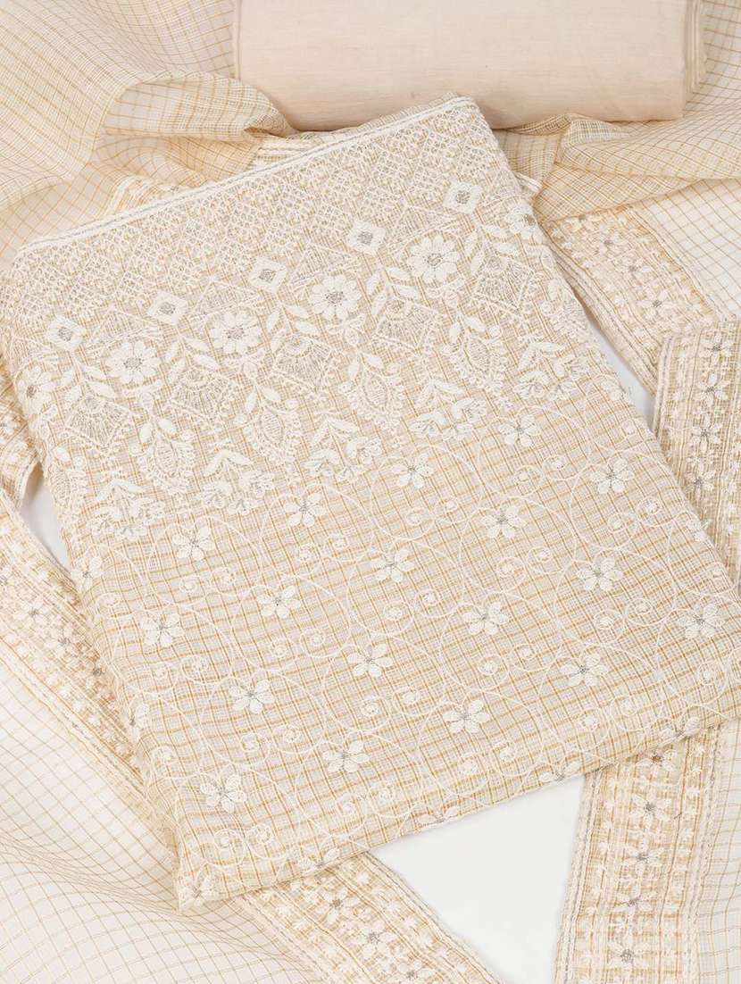 women self design unstitched suit set - 21466726 -  Zoom Image - 0