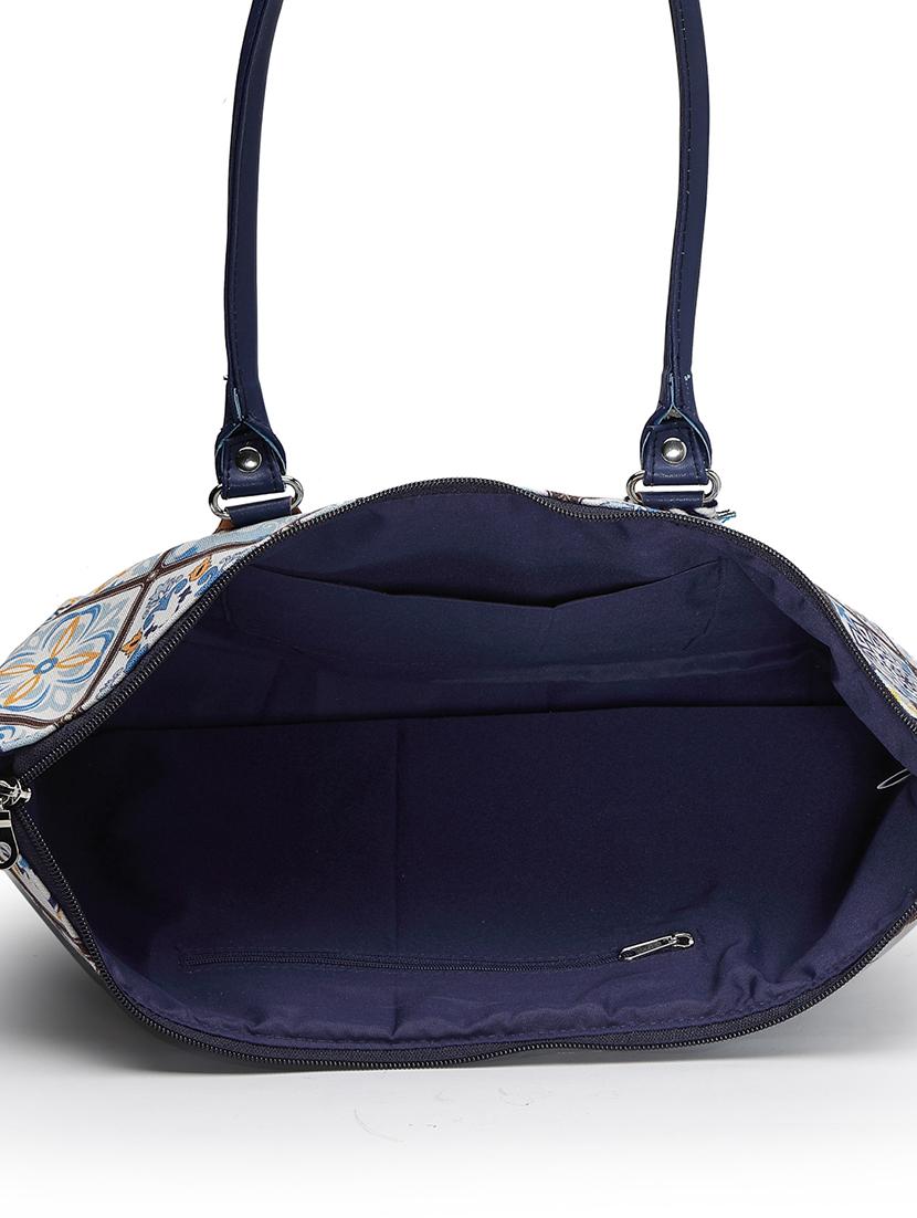 women pu printed handbag - 21466973 - Standard Image - 2