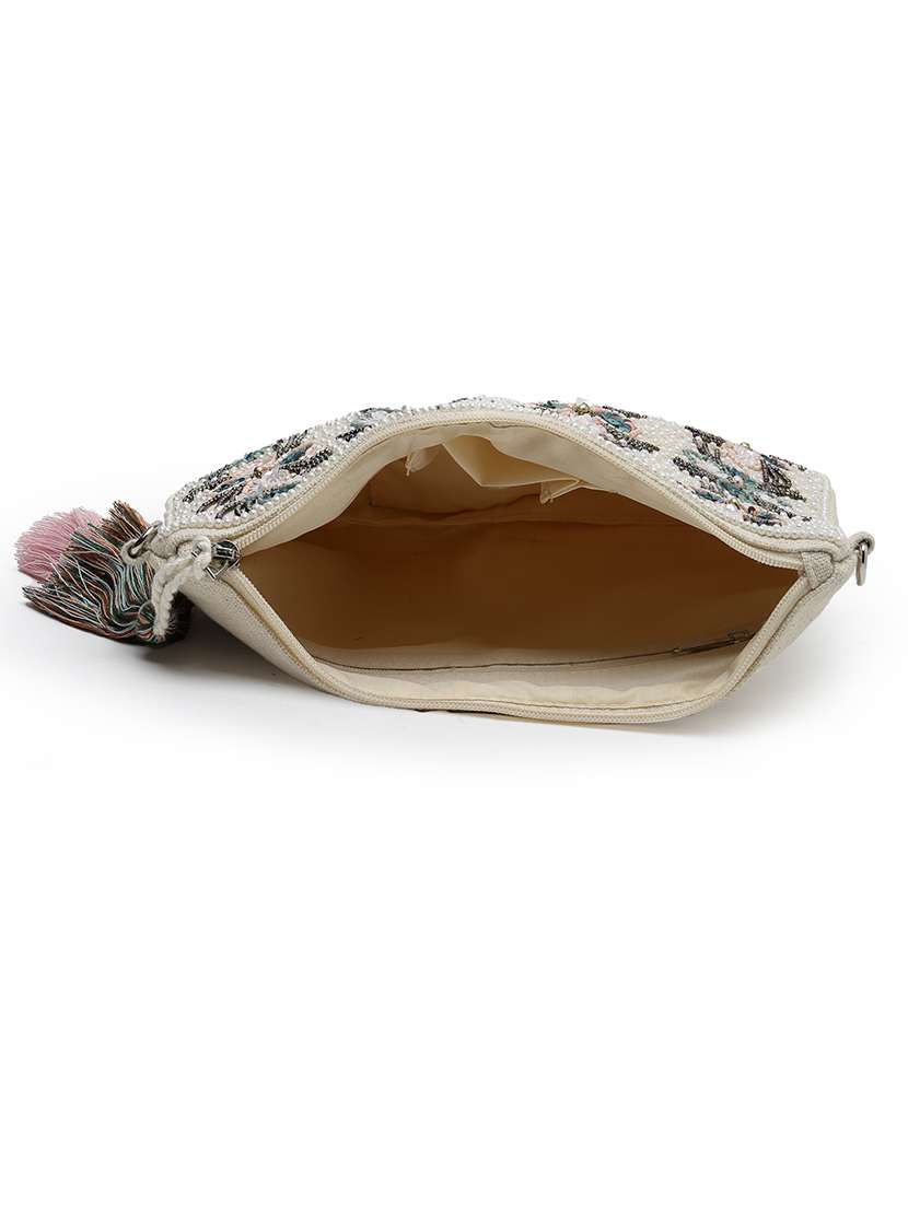 women cotton embellished sling bag - 21466984 - Standard Image - 2