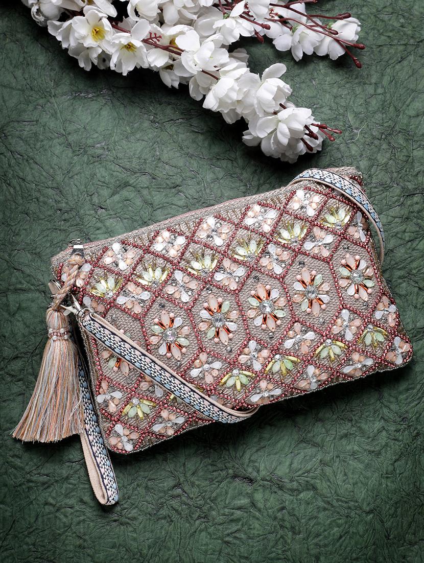 women cotton embellished sling bag - 21466987 -  Zoom Image - 0