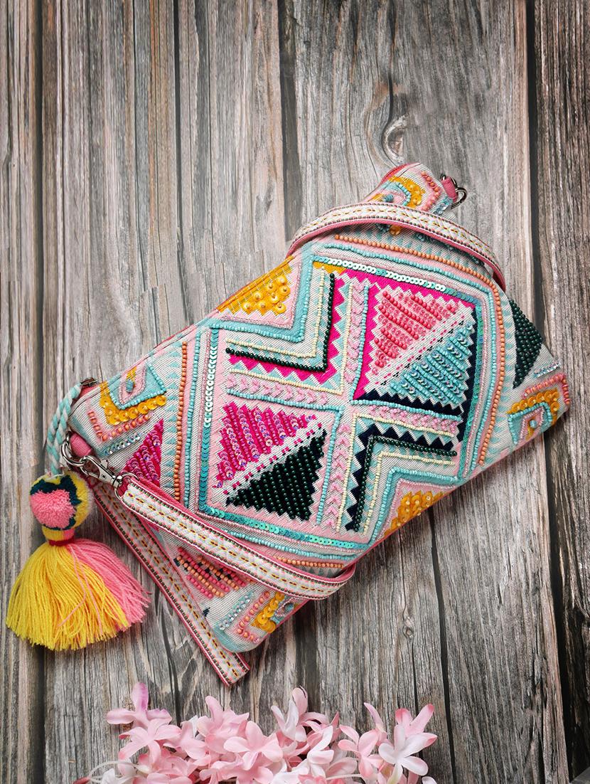 women cotton embellished sling bag - 21466988 - Zoom Image - 0
