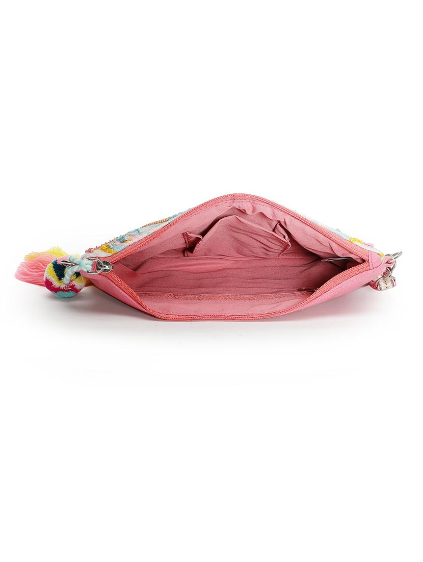 women cotton embellished sling bag - 21466988 - Standard Image - 2