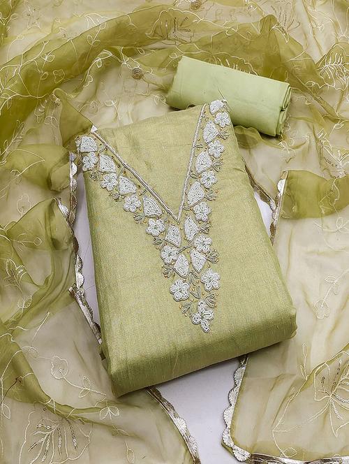 women embroidered unstitched suit set - 21467538 - Standard Image - 0