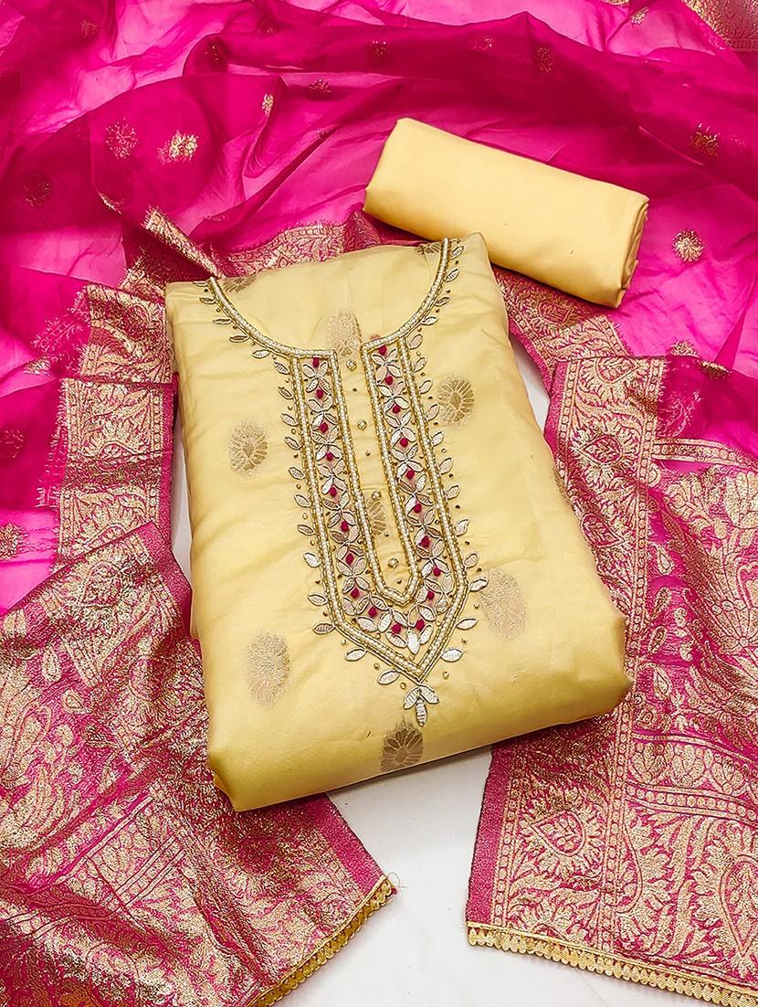 women embroidered unstitched suit set - 21467570 - Zoom Image - 0