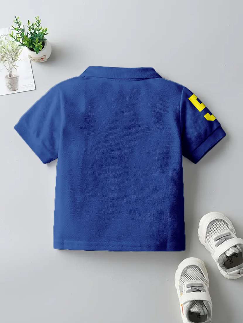 boys polo neck placement printed set of 2 casual t-shirt - 21467776 -  Standard Image - 2