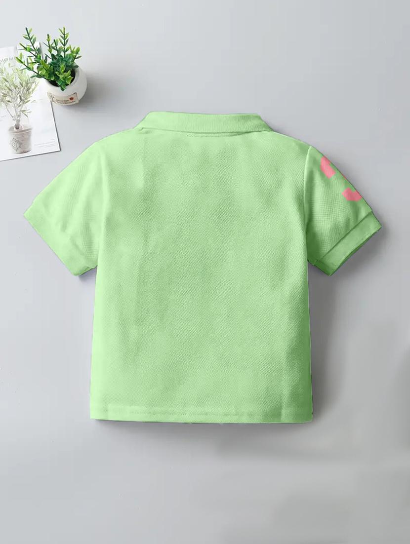 boys polo neck placement printed set of 2 casual t-shirt - 21467782 - Standard Image - 2
