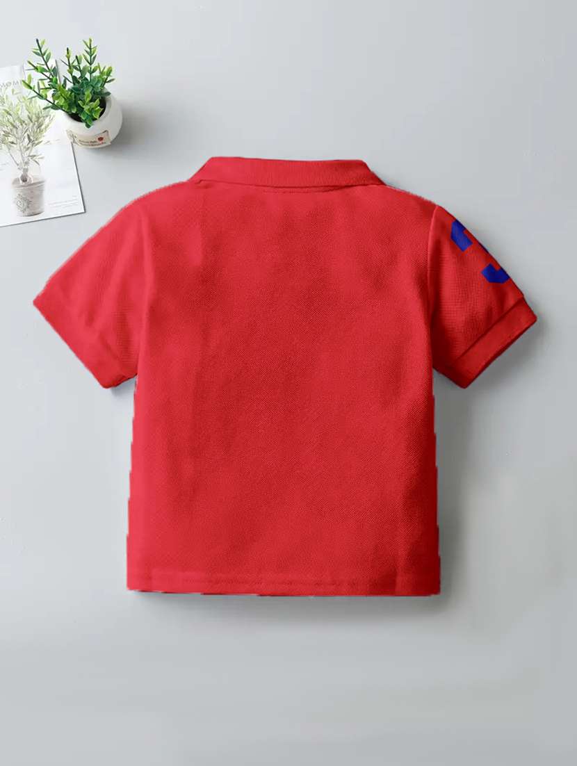 boys polo neck self-designed set of 2 t-shirt combo - 21467785 -  Standard Image - 2
