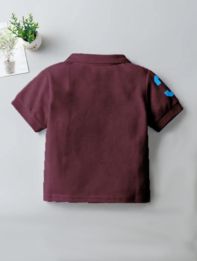 boys polo neck placement printed set of 2 casual t-shirt - 21467794 - Standard Image - 2