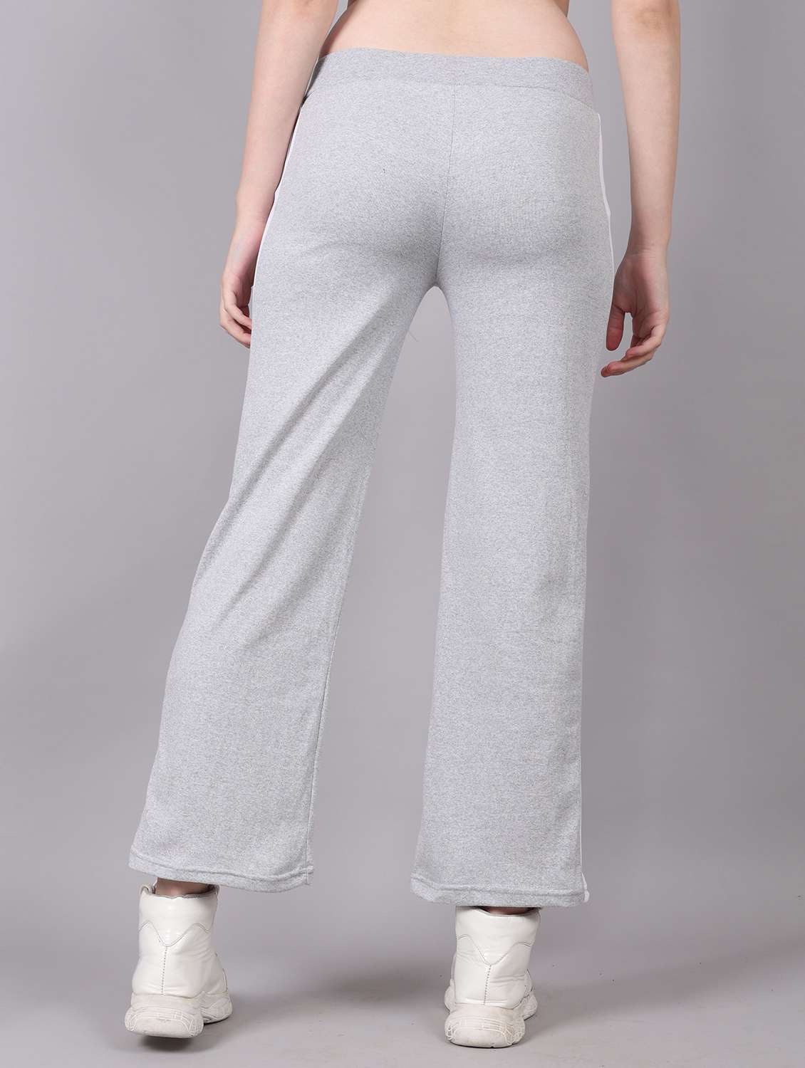 women tapered mid rise track pant - 21468203 - Standard Image - 2