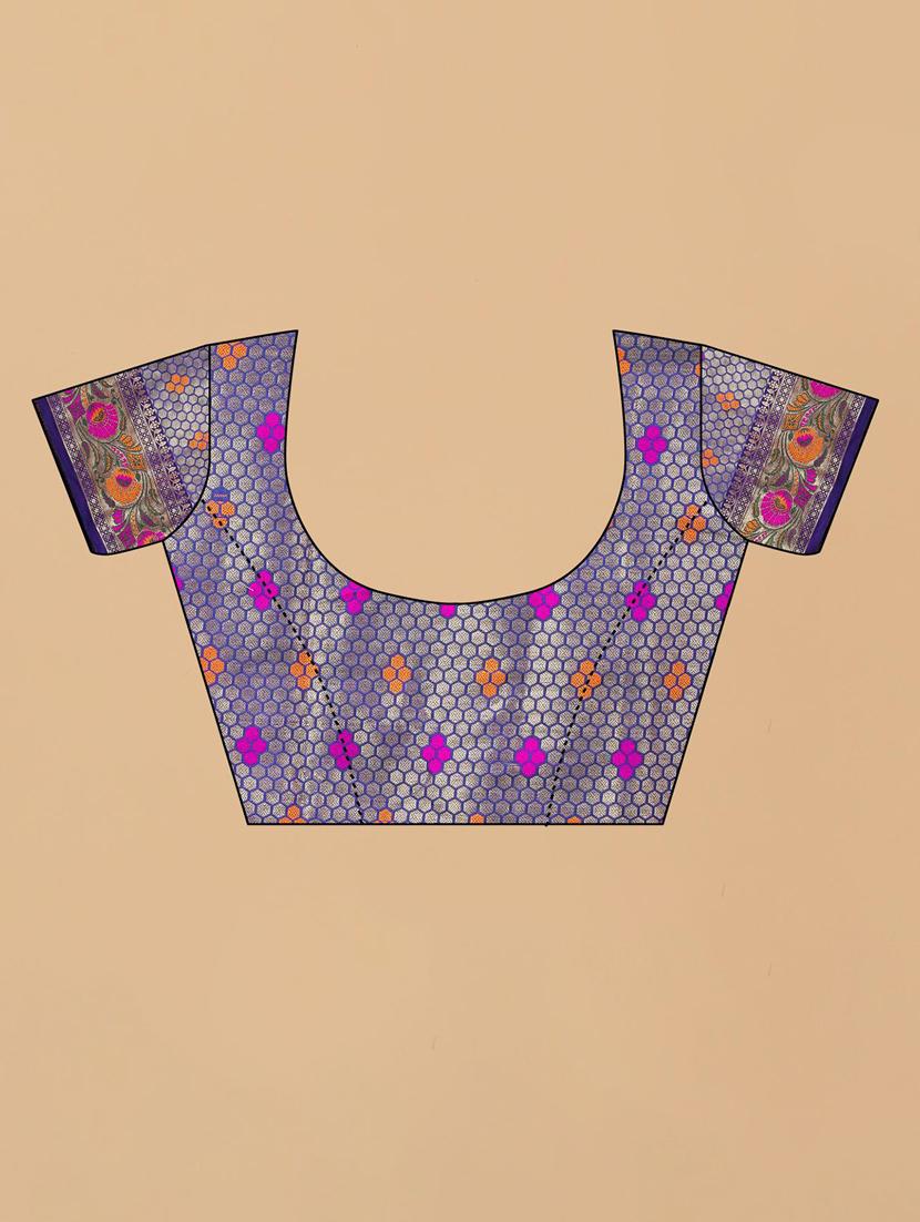 women self design banarasi saree with blouse - 21468841 - Standard Image - 2