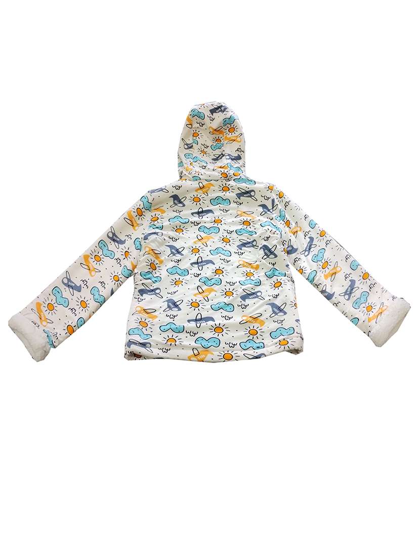 girls white printed sweatshirt - 21469487 -  Standard Image - 2