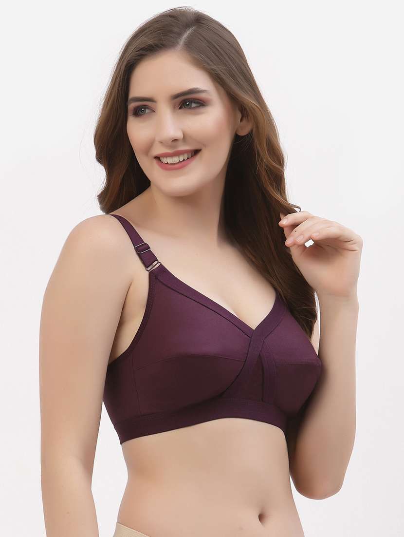 women pack of 2 cotton regular bra - 21470731 -  Standard Image - 2