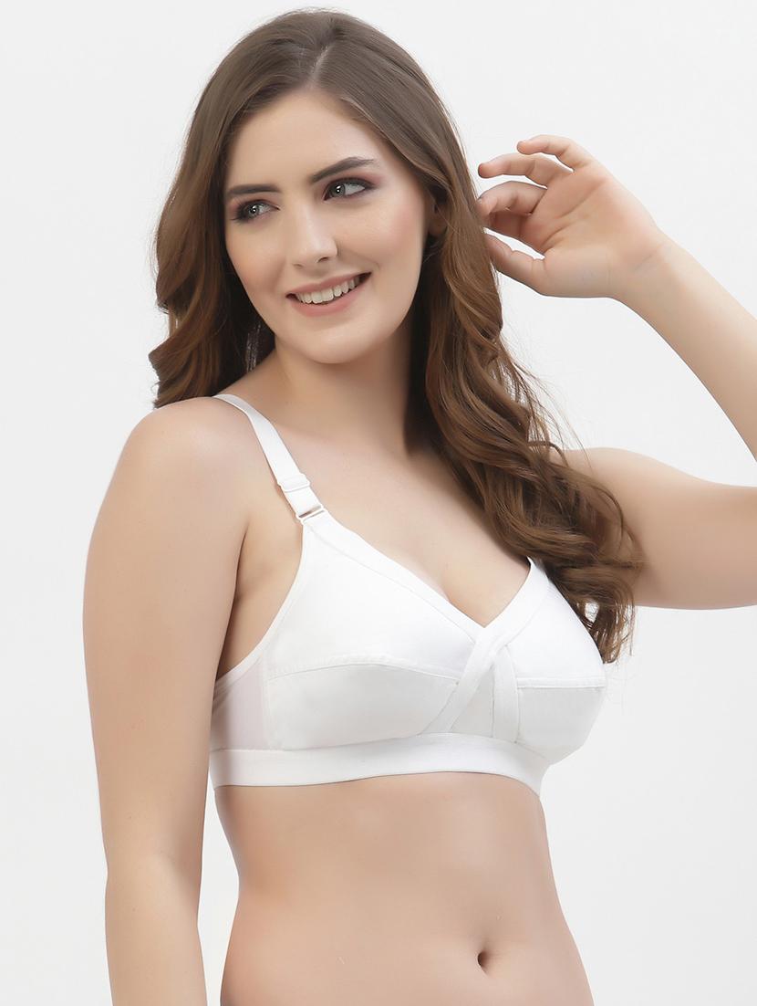 pack of 2 multi colored solid bra - 21470739 - Standard Image - 2