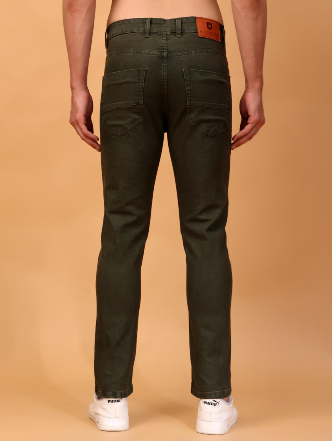 men mid rise plain denim jeans - 21471132 - Standard Image - 2