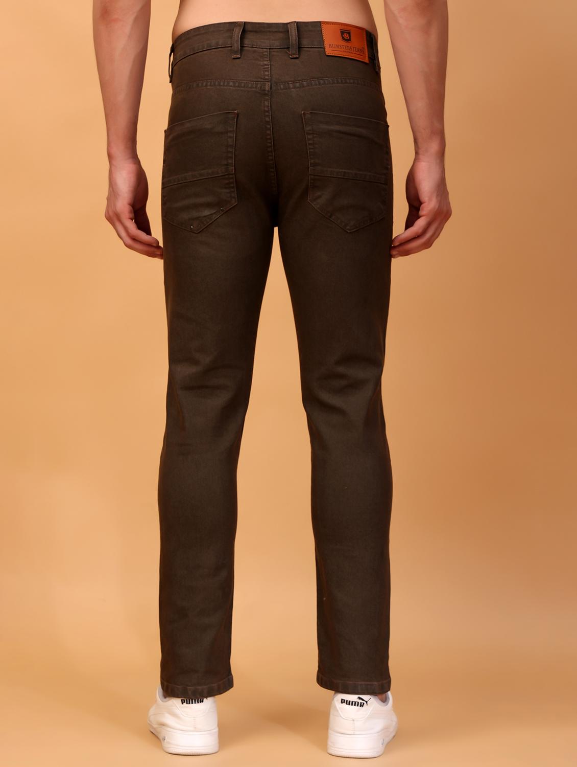 men mid rise plain denim jeans - 21471133 - Standard Image - 2