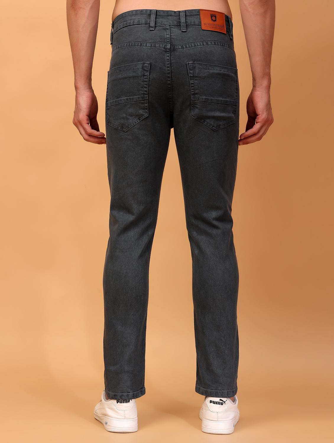 men mid rise plain denim jeans - 21471135 - Standard Image - 2
