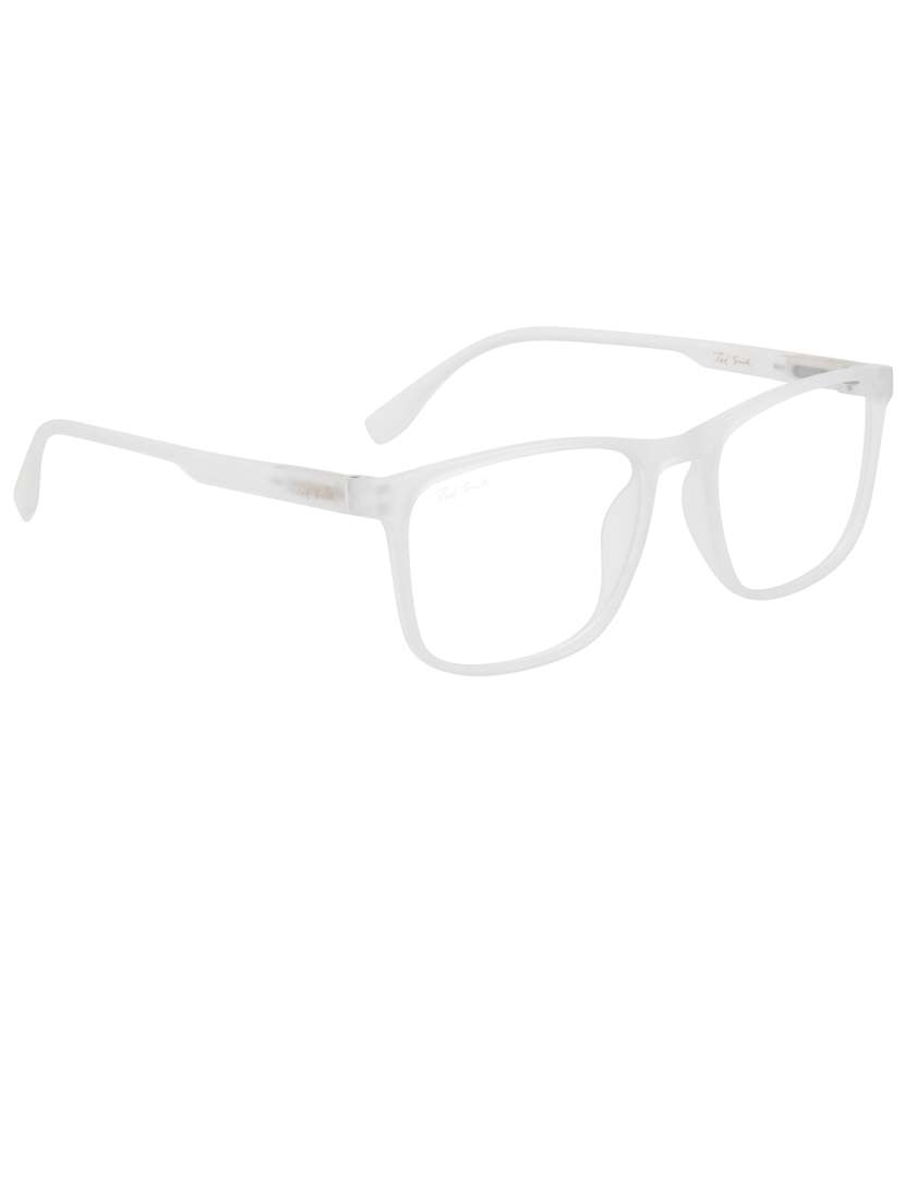 ted smith hustle bluecut & antiglare computer eyeglasses| wayfarer|blue light blocking| white casual spectacles| 53-18-140 - 21473771 -  Standard Image - 2