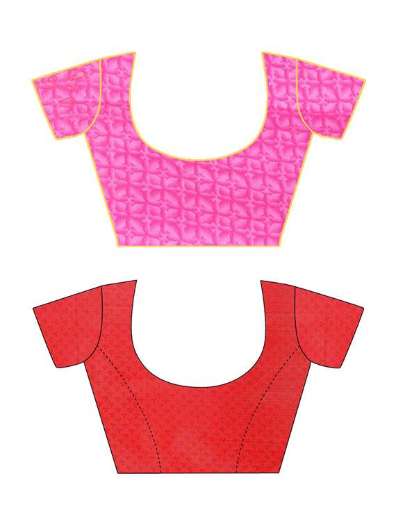 women pack of 2 casual wear combo sarees with blouse - 21474045 -  Standard Image - 2