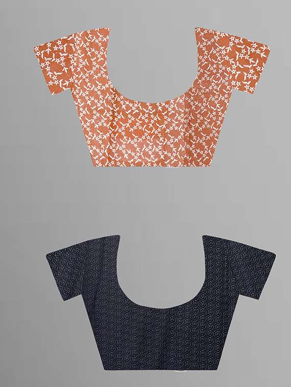 women pack of 2 casual wear sarees with blouse - 21474166 -  Standard Image - 2