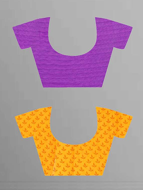 women pack of 2 casual wear sarees with blouse - 21474269 -  Standard Image - 2