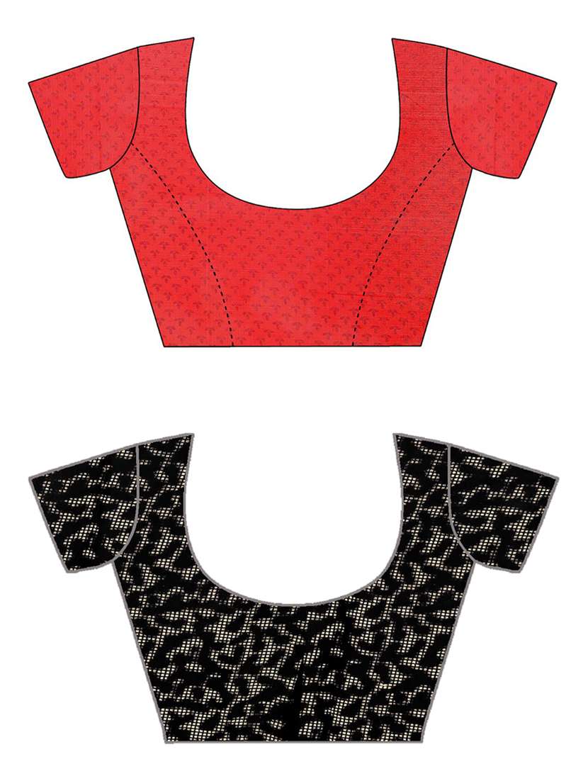 women pack of 2 printed casual wear saree with blouse - 21474287 -  Standard Image - 2