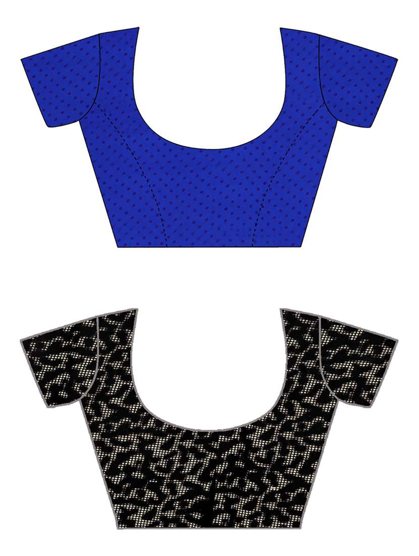 women pack of 2 printed casual wear saree with blouse - 21474290 -  Standard Image - 2