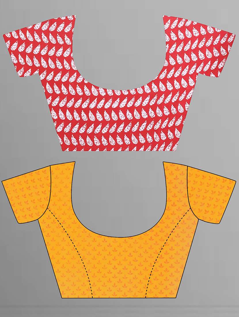 women pack of 2 casual wear combo sarees with blouse - 21474552 -  Standard Image - 2