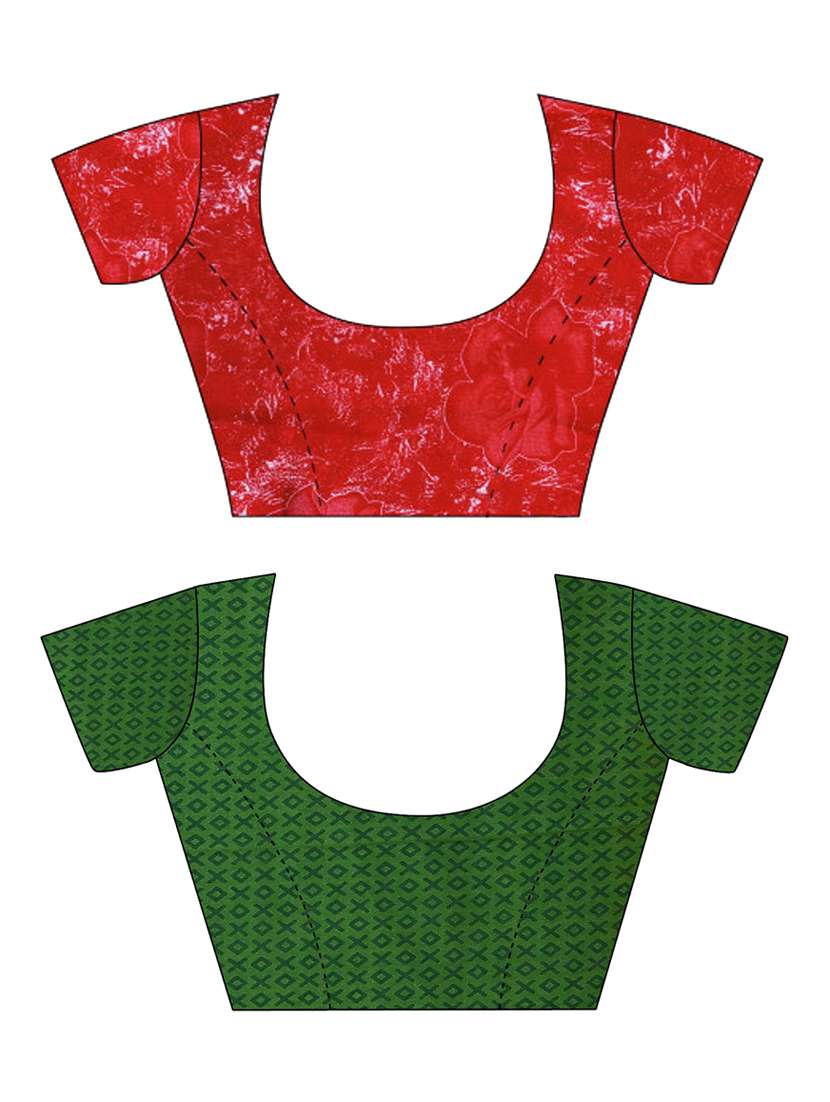 women pack of 2 casual wear combo sarees with blouse - 21474564 -  Standard Image - 2