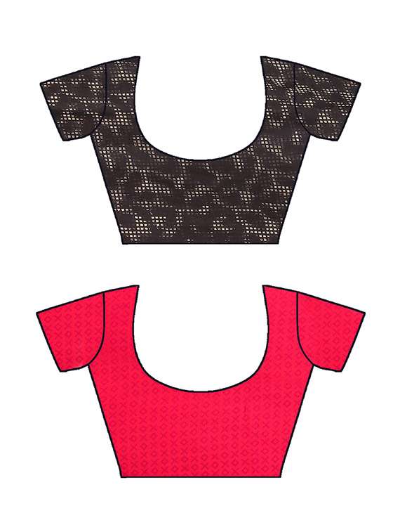 women pack of 2 casual wear sarees with blouse - 21474618 -  Standard Image - 2