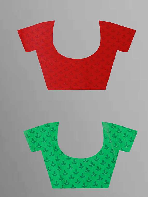 women pack of 2 casual wear combo sarees with blouse - 21474781 -  Standard Image - 2