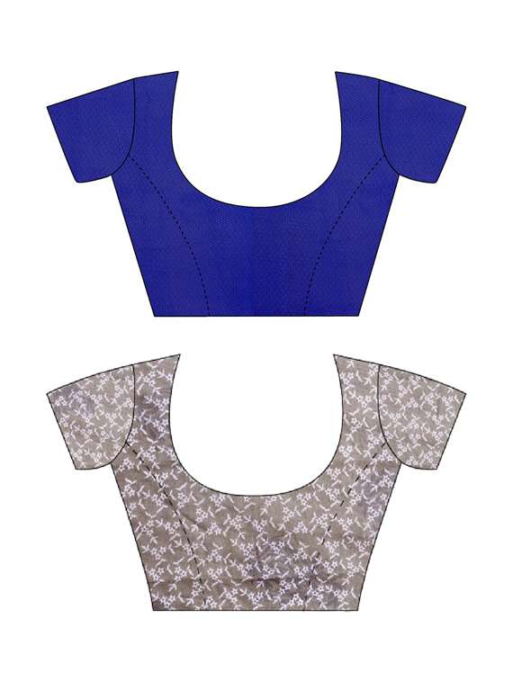 women pack of 2 casual wear combo sarees with blouse - 21474791 -  Standard Image - 2