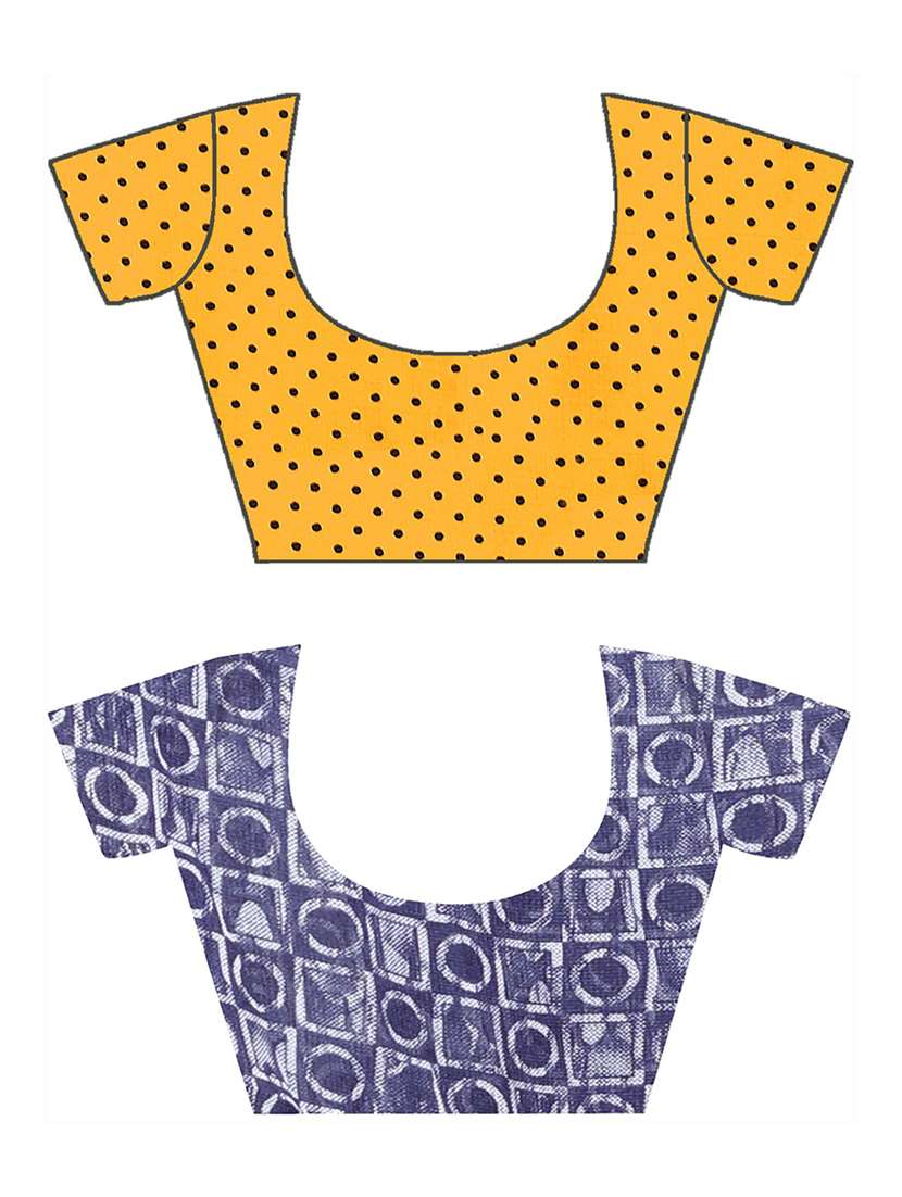 women pack of 2 casual wear combo sarees with blouse - 21475397 -  Standard Image - 2