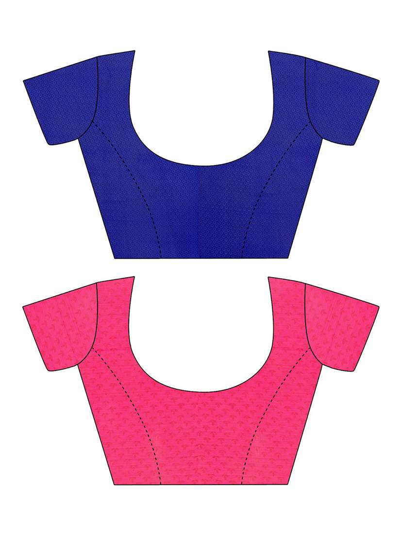 women pack of 2 casual wear combo sarees with blouse - 21475530 -  Standard Image - 2