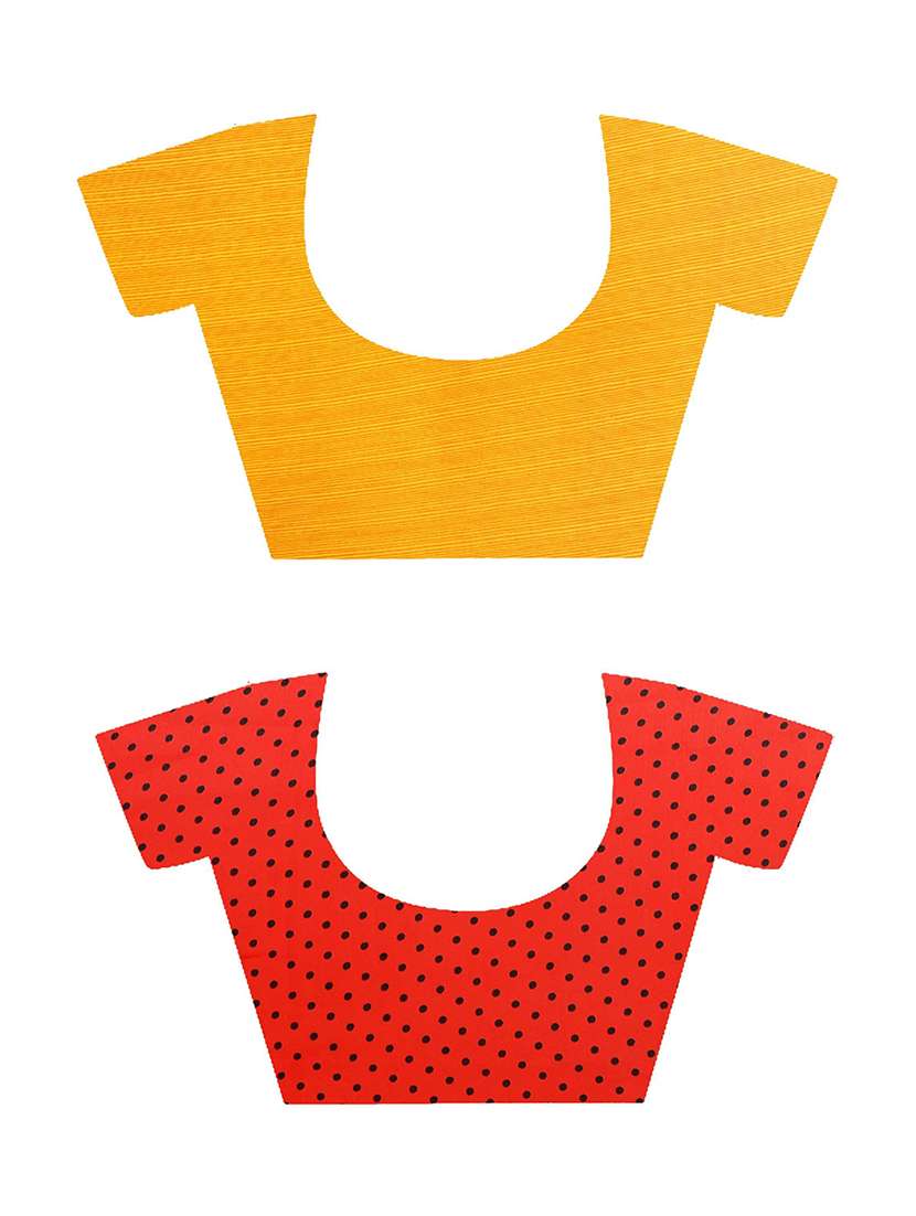 women pack of 2 casual wear combo sarees with blouse - 21475634 -  Standard Image - 2