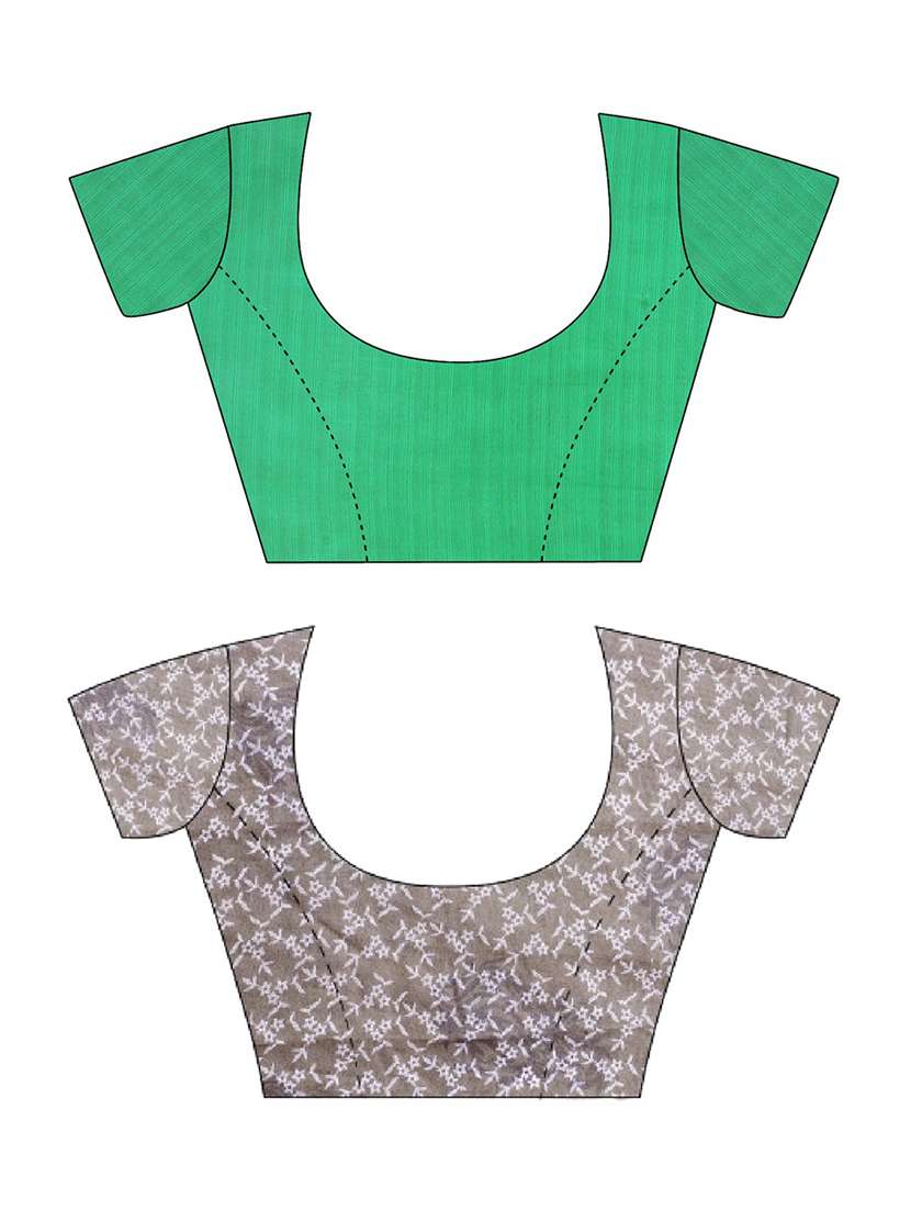 women pack of 2 casual wear combo sarees with blouse - 21475677 -  Standard Image - 2