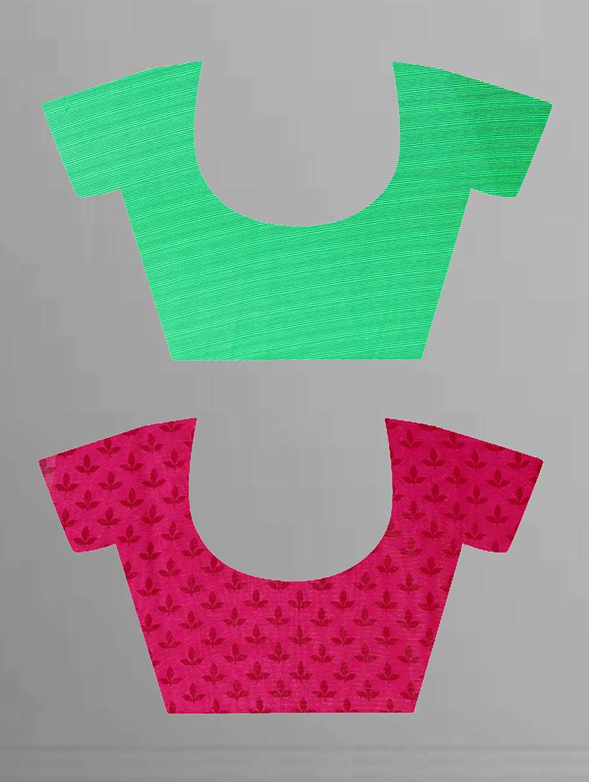 women pack of 2 casual wear combo sarees with blouse - 21475710 -  Standard Image - 2