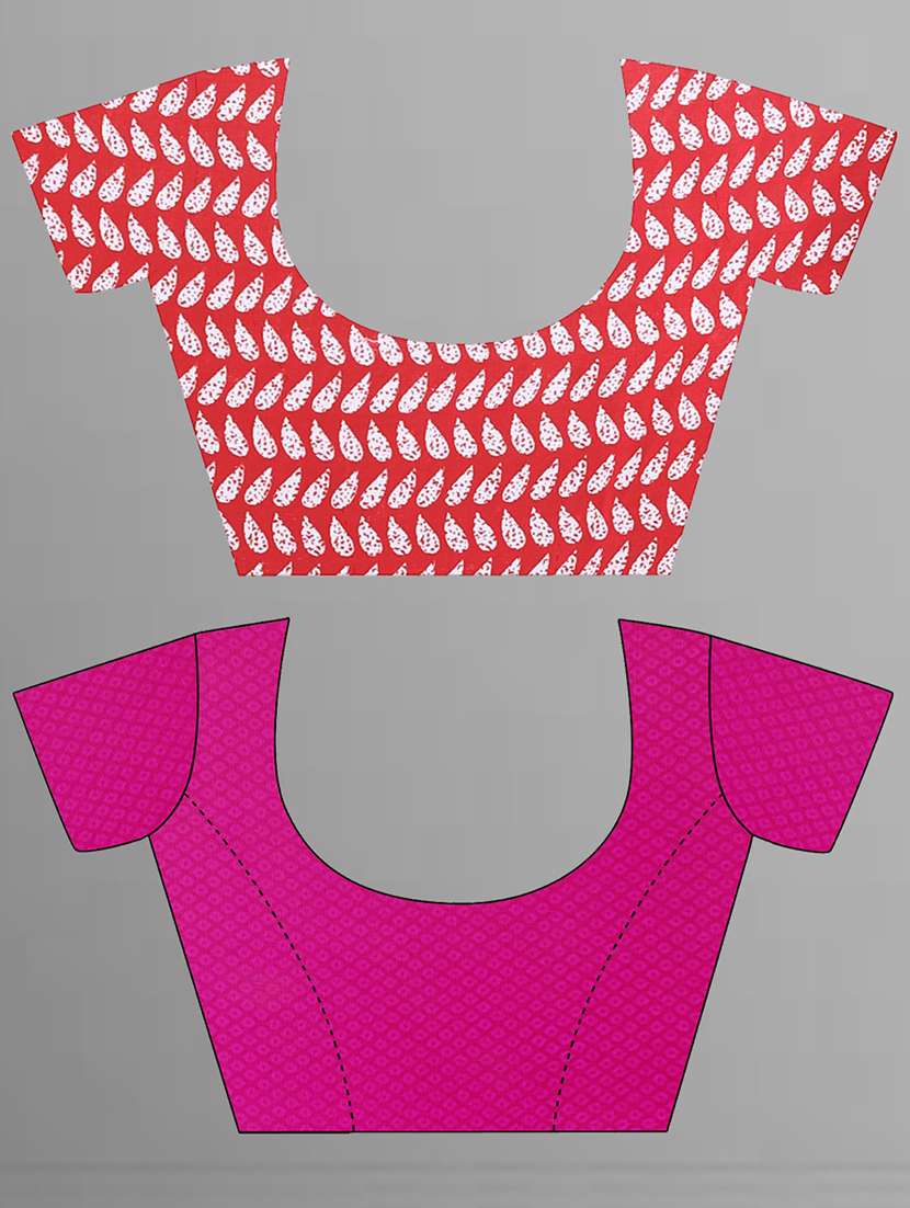 women pack of 2 casual wear combo sarees with blouse - 21475727 -  Standard Image - 2