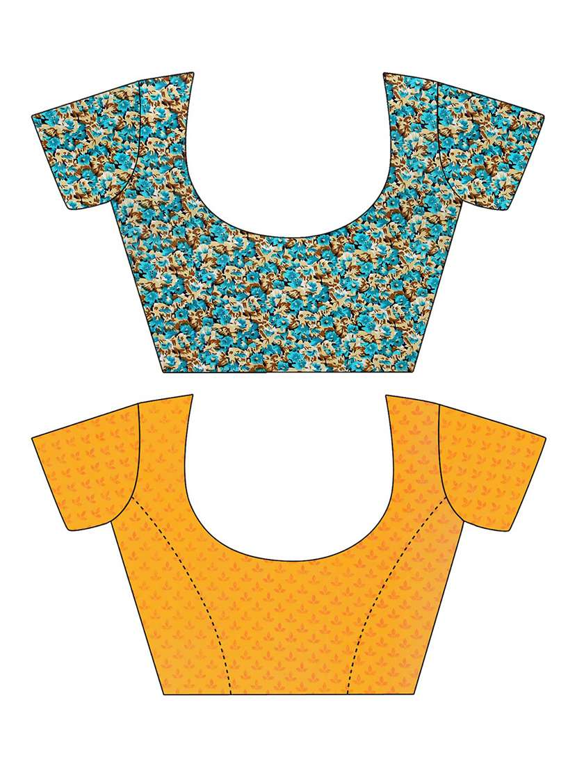 women pack of 2 casual wear combo sarees with blouse - 21475817 -  Standard Image - 2