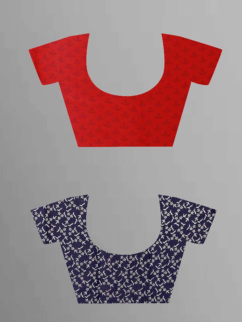 women pack of 2 casual wear combo sarees with blouse - 21476007 -  Standard Image - 2