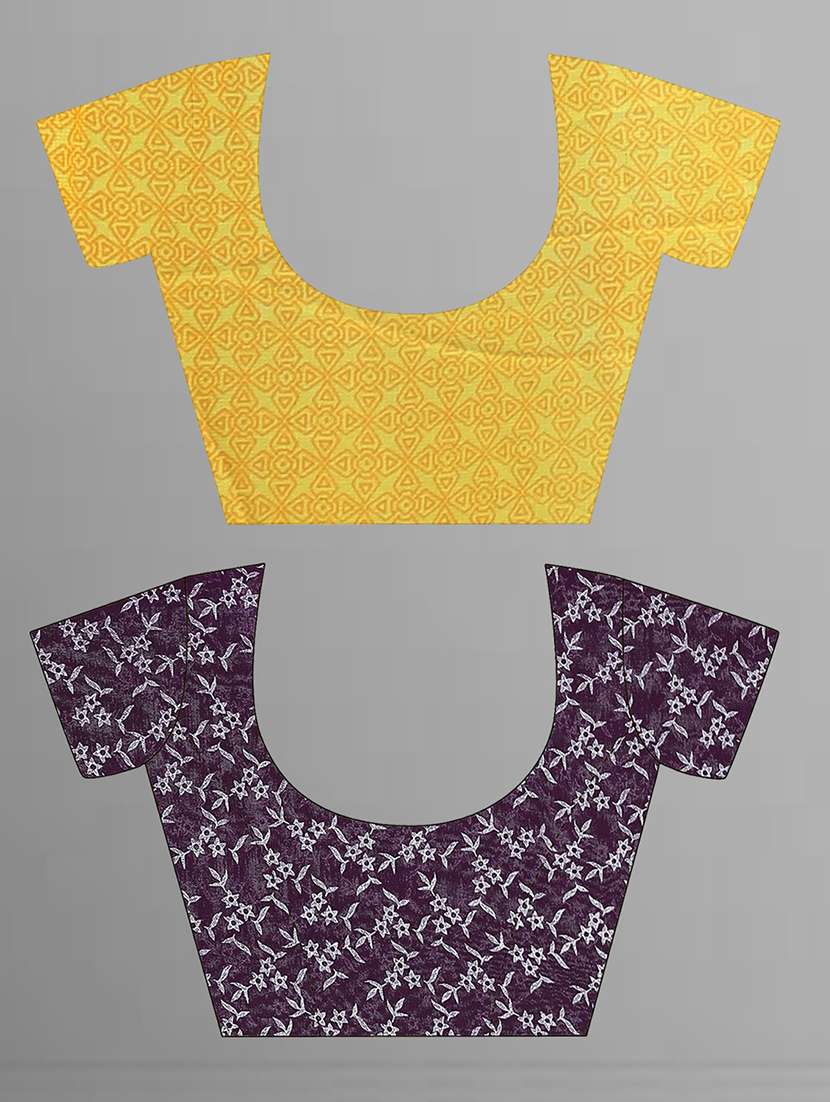 women pack of 2 casual wear combo sarees with blouse - 21476025 -  Standard Image - 2