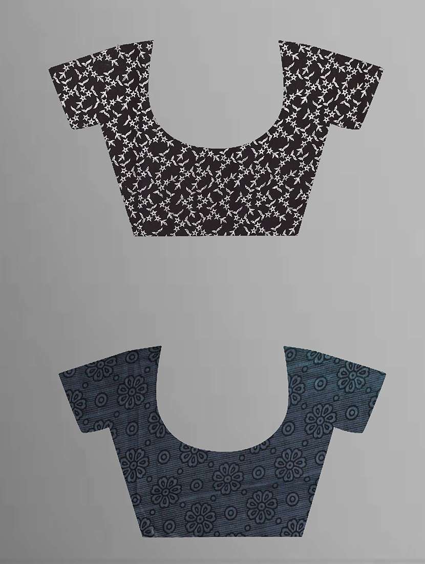 women pack of 2 casual wear sarees with blouse - 21476044 -  Standard Image - 2