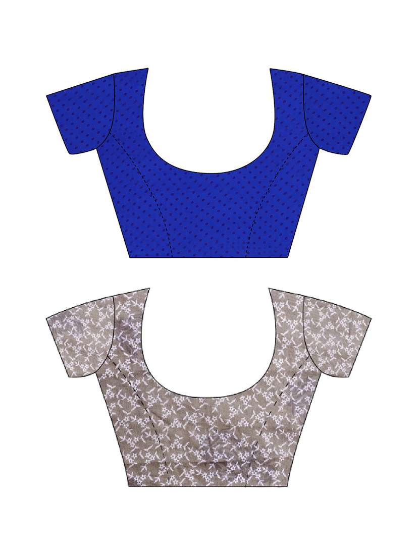 women pack of 2 casual wear combo sarees with blouse - 21476266 -  Standard Image - 2