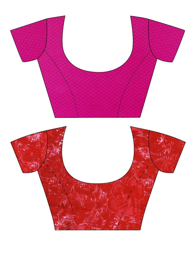 women pack of 2 casual wear combo sarees with blouse - 21476546 -  Standard Image - 2