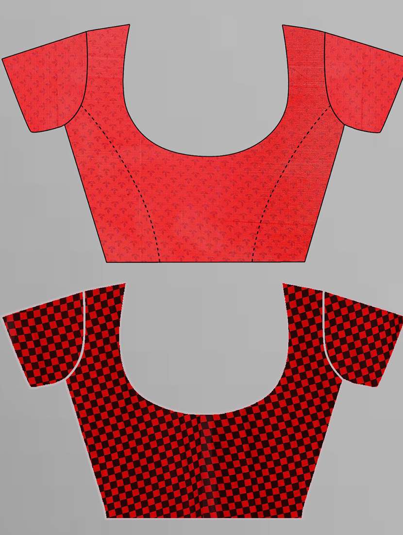 women pack of 2 casual wear combo sarees with blouse - 21476602 -  Standard Image - 2