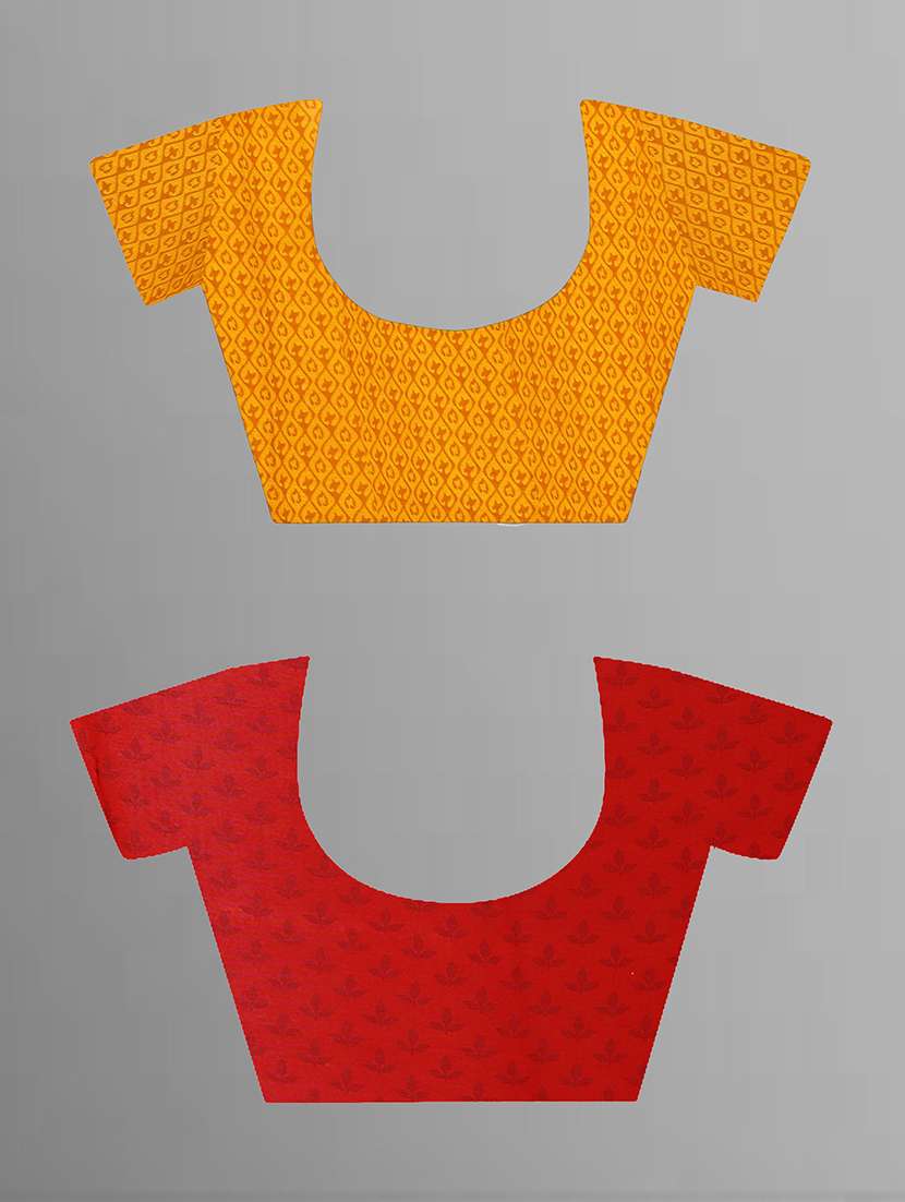 women pack of 2 casual wear sarees with blouse - 21476642 -  Standard Image - 2