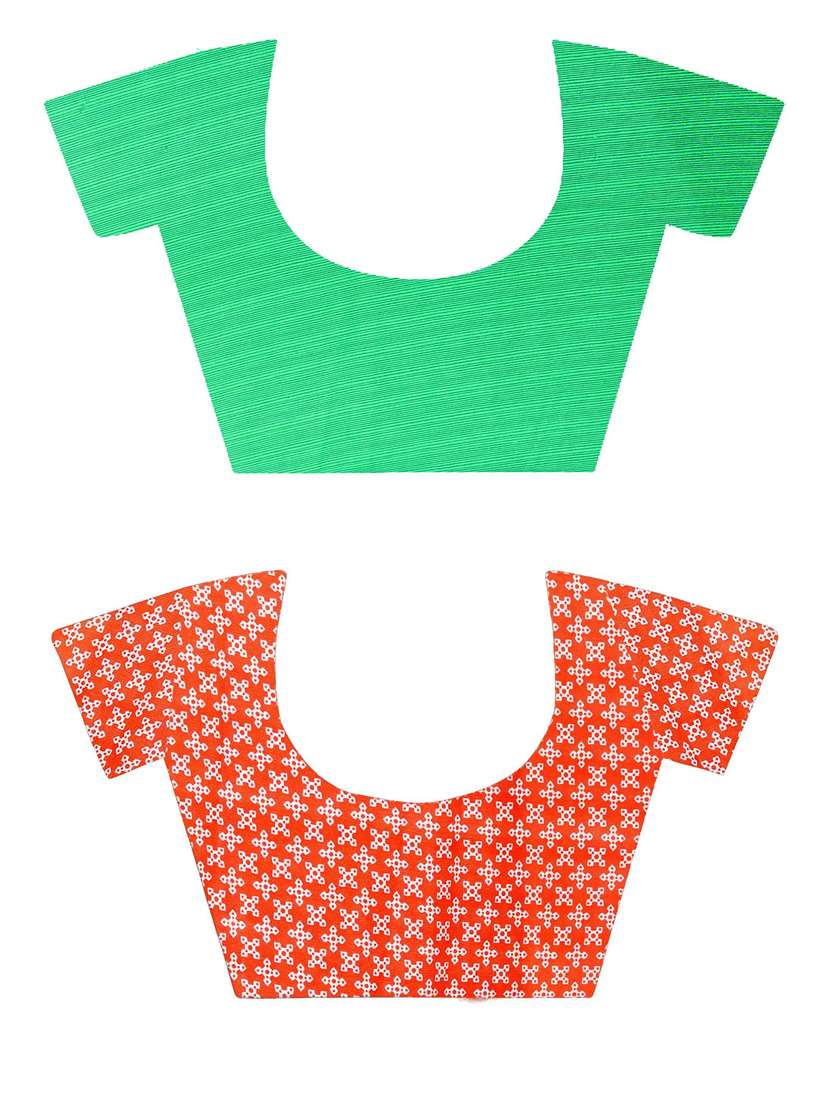 women pack of 2 casual wear combo sarees with blouse - 21476761 -  Standard Image - 2