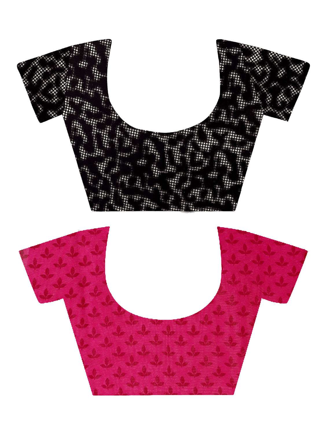 women pack of 2 casual wear combo sarees with blouse - 21476847 -  Standard Image - 2