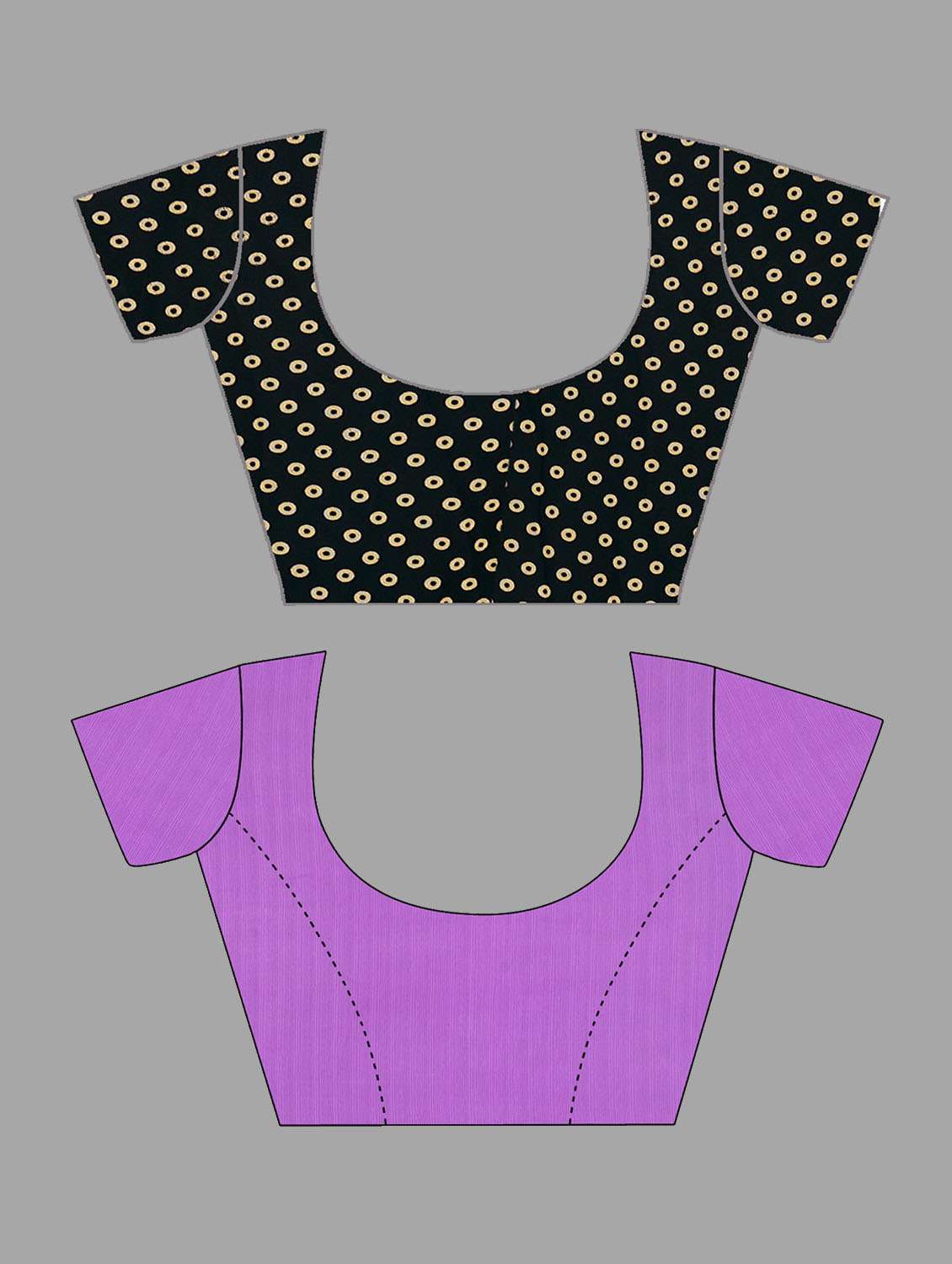 women pack of 2 casual wear combo sarees with blouse - 21477028 -  Standard Image - 2