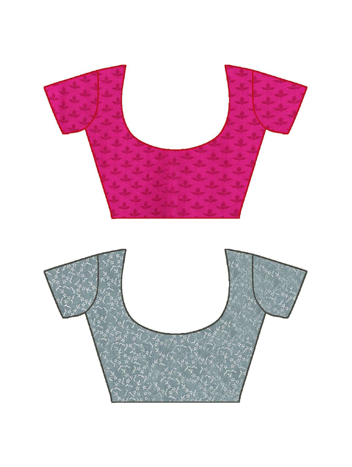 women pack of 2 casual wear sarees with blouse - 21477239 -  Standard Image - 2